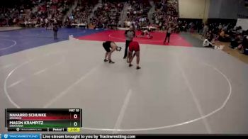 285 lbs Champ. Round 1 - Navarro Schunke, Brandon vs Mason Krampitz, Owatonna