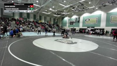 134 lbs Champ. Round 2 - Isaiah Rosales, Oceanside vs Gavin Gross, Torrey Pines