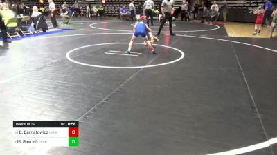 65 lbs Round Of 32 - Blake Bernatowicz, Harbor Creek vs Maddox Gavrish, Penn Trafford