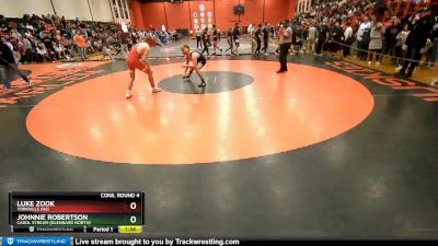 170 lbs Cons. Round 4 - Luke Zook, YORKVILLE (HS) vs Johnnie Robertson, Carol Stream (GLENBARD NORTH)