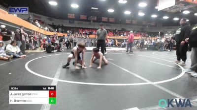 90 lbs Rr Rnd 4 - Joshua Jerez Gamas, Standfast OKC vs Hunter Brannon, Noble Takedown Club