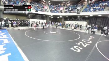 126 lbs Champ. Round 2 - Robert Nickson, Leo Catholic vs Ryan Wicks, Lockport (Twp.)