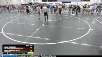 138 lbs Cons. Round 2 - Kevin Kasperowski, Connecticut vs Noah Gregory, Lake Gibson High School Wrestling
