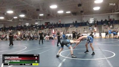 119 lbs Champ. Round 2 - Colin Strayer, Region Wrestling Academy vs Bryan Sterling, Dundee