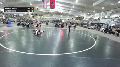 138 lbs Semis & 1st Wb (8 Team) - Hunter Ryan, Bradley Central High School vs Samuel Jones, Dobyns Bennett High School