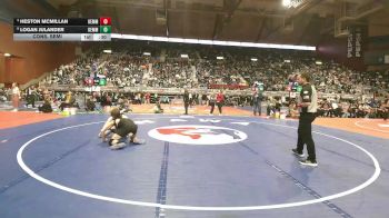 2A-157 lbs Cons. Semi - Logan Julander, Kemmerer vs Heston McMillan, Kemmerer