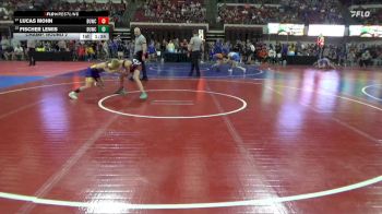 95 lbs Champ. Round 2 - Fischer Lewis, Thermopolis Wrestling Club vs Lucas Mohn, Mt. Spokane