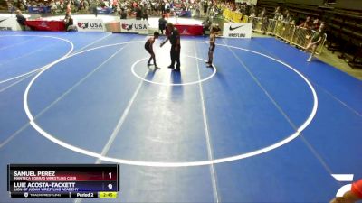 87 lbs Cons. Round 1 - Tyce Day, California vs Stephen Laforge, Amateur Wrestling Academy