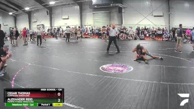 126 lbs Cons. Round 3 - Alexander Reid, Morris Fitness Wrestling vs Cesar Thomas, Compound Wrestling