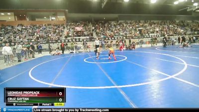 70 lbs Round 1 - Cruz Gaytan, Toppenish USA WC vs Leonidas Propeack, FordDynastyWrestlingClub