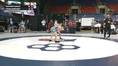 126 lbs Cons. Rd Of 32 - Matthew Quigley, Michigan vs Ethan Humphrey, Iowa