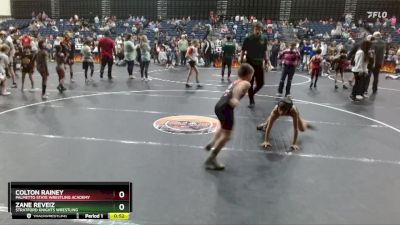 75 lbs Cons. Semi - Colton Rainey, Palmetto State Wrestling Academy vs Zane Reveiz, Stratford Knights Wrestling