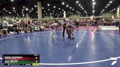 132 lbs Round 1 (32 Team) - Jack Creaser, Florida Pitbulls vs Justin Contreras, Patriots WC Green