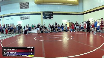 190 lbs Quarterfinal - Julian Burgett, Fishers Wrestling Club vs Elijah Oberle, Contenders Wrestling Academy