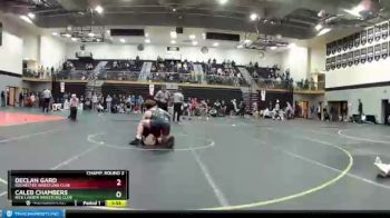160 lbs Champ. Round 3 - Declan Gard, Rochester Wrestling Club vs Caleb Chambers, Rick Larsen Wrestling Club