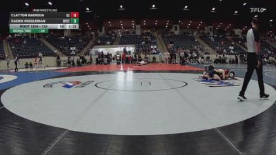 133 lbs Cons. Round 2 - Clayton Badidda, Georgetown (KY) vs Kaden Riggleman, WVU Tech (W.Va.), WV