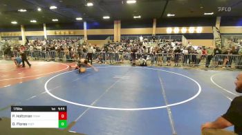 175 lbs Round Of 128 - Preston Holtzman, Team Thunder WC vs Diego J Flores, Foothill