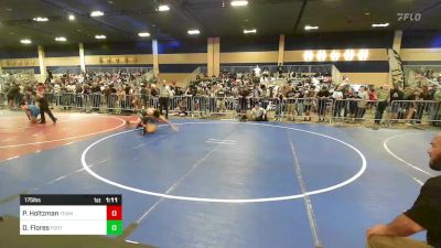 175 lbs Round Of 128 - Preston Holtzman, Team Thunder WC vs Diego J Flores, Foothill