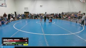 110-117 lbs Round 2 - Jessie Powell- Beeson, Dean Morgan vs Meredith Zlomke, Gering Junior High