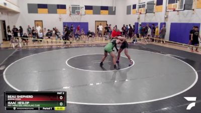 165 lbs Cons. Round 4 - Isaac Heslop, Mat Monsters Wrestling Club vs Beau Shepherd, Queen Creek