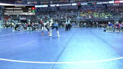 2A-144 lbs Champ. Round 1 - Michael Rowedder, Carroll vs Conner Pickerell, Albia