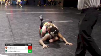 125 lbs Consi Of 8 #1 - Braxton Brown, Maryland vs Anthony Sobotker, Binghamton