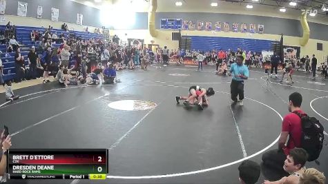 52 lbs Cons. Semi - Brett D`Ettore, C2X vs Dresden Deane, Hard Rock Rams