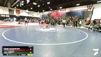 120 lbs Champ. Round 2 - Leo Cabrera, Murrieta Mesa vs Henry Rutherford, Harvard-Westlake