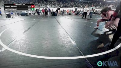 150 lbs 2nd Place - Ripley Harris, Team Tulsa Wrestling Club vs Jolynn Prock, Sperry Wrestling Club