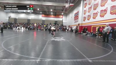 138 lbs Semifinal - Urijah Lopez, Perrysburg vs Liston Seibert, Massillon Perry