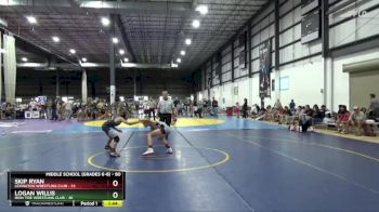 80 lbs Cons. Round 2 - Skip Ryan, Lexington Wrestling Club vs Logan Willis, Iron Tide Wrestling Club