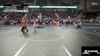 88 lbs Semifinal - Tobias Martinez, Maize vs Cooper Slocum, Ogden`s Outlaws