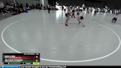 120 lbs Cons. Round 4 - Grayson Manning, Moen Wrestling Academy vs Kash Long, Bear Cave Wrestling Club