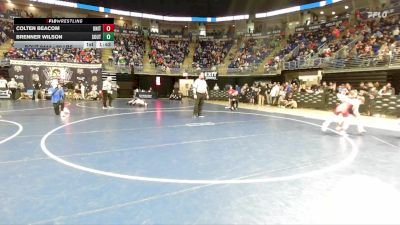 80 lbs Round Of 16 - Colten Beacom, United vs Brenner Wilson, South Western