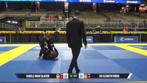 Zoe Elizabeth Parris vs Danielle Marie Olafson 2025 Pan Jiu Jitsu IBJJF Championship