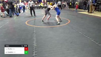 110 lbs Rd 5 - Consi Of 8 #2 - Liam Purdy, Grove City vs Jack Cudzilo, Edinboro