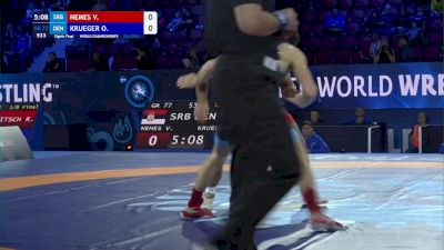 77 kg 1/8 Final - Viktor Nemes, Serbia vs Oliver Krueger, Denmark
