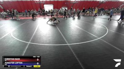 125 lbs Cons. Round 3 - Christian Bass, WI vs Forester Lofton, MN