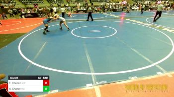 125 lbs Semifinal - Emma Chacon, Valiant Prep vs Annabell Chase, HURRICANE WRESTLING ACADEMY