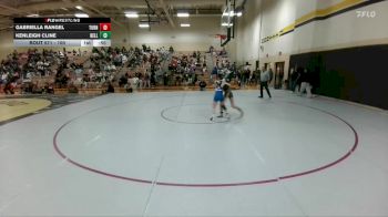 100 lbs Cons. Round 3 - Gabriella Rangel, Carrollton Turner vs Kenleigh Cline, Hurst L.D Bell