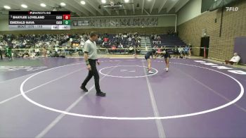 110 lbs 5th Place Match - Shaylee Loveland, Campbell County vs Emerald Nava, Campbell County