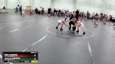 48 lbs Round 6 (8 Team) - Apollo Hawkins, Mat Assassins vs Trey Sanders, Mat Assassins Red