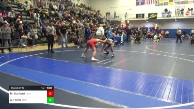 145 lbs Round Of 16 - Max Hurlbert, Foxfire vs Anthony Frank, Derry