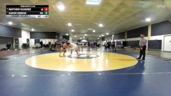 215 lbs Champ. Round 3 - Aaron Heirigs, Santa Monica vs Matthew Olivarez, La Mirada