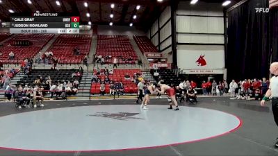 285 lbs 3rd Place Match - Cale Gray, Indianapolis vs Judson Rowland, Central Oklahoma