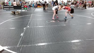 148 lbs Round 3 (4 Team) - Serenity State, R&R Ladies Purple vs Savanah Chao, Level Up Wrestling Center
