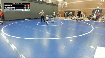 37 lbs Round 1 - Leo Beck, Bulldog Wrestling Club vs Karter Davis, Pocatello Grapplers Wrestling Club