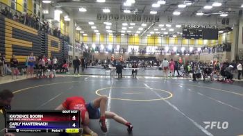 135 lbs Quarterfinal - Kaydence Boorn, Big Game Wrestling Club vs Carly Manternach, Iowa