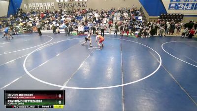 96 lbs Cons. Round 2 - Raymond Nettesheim, Pleasant Grove vs Deven Johnson, Northside Wrestling Club