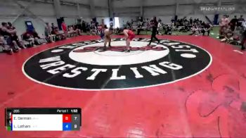 285 lbs Round 1 (6 Team) - Edward German, Ohio Scarlet vs Logan Latham, Team Texas